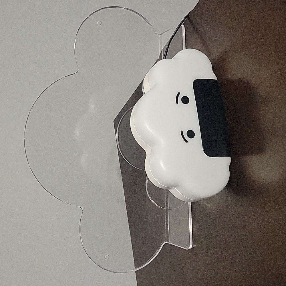 Cloud shelf and cloud alarm clock
